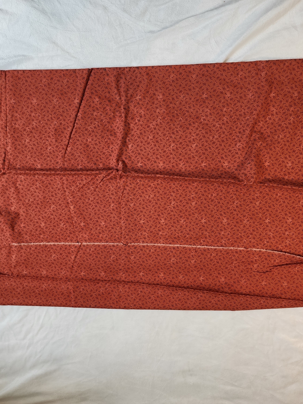3 yards 12" x 41" Moda Cotton Fabric Pheasant Run Terracotta Rust